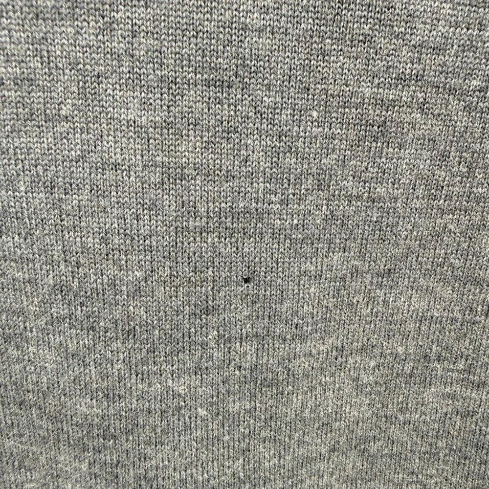 Banana Republic Sweater Men L Grey Merino Wool Quarter-Zip Mock Neck 795779-00-1